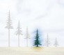 71932 Auhagen Evergreen with base - 9 cm
